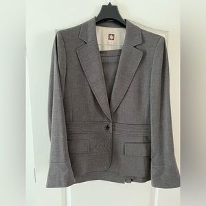 Anne Klein gray skirt suit. Only worn once or twice.